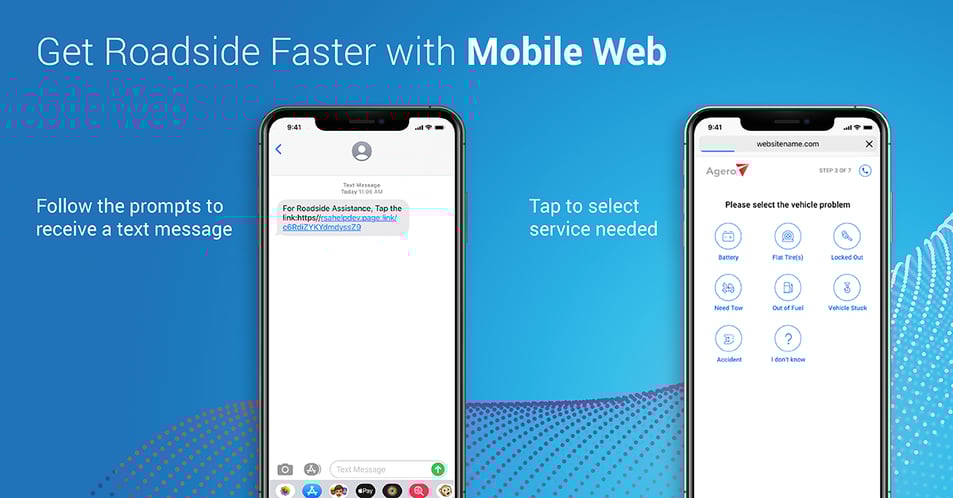 Get faster roadside with Mobile Web, an on-demand web app