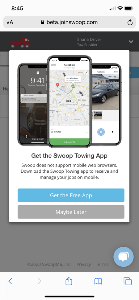 Can Swoop Be Used On A Mobile Device 